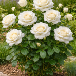 Ruža veľkokvetá (Rosea) ´WHITE DIAMOND´ - výška 10-20 cm, P11